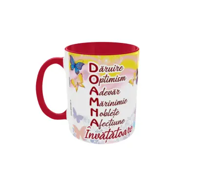 Doamna invatatoare, cana din ceramica, 330ml